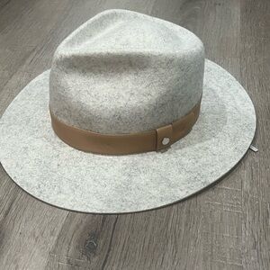 Women’s Kooringa 58CM 100% Wool Light Speckled Boater Stetson Derby Safari Hat